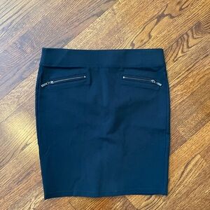 Liverpool Dark Navy Pencil Skirt - Size 4/27